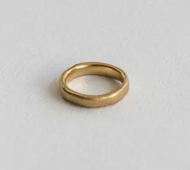 14k Gold Hammered Band by Handmade by VicStoneNYC Fine Jewelry