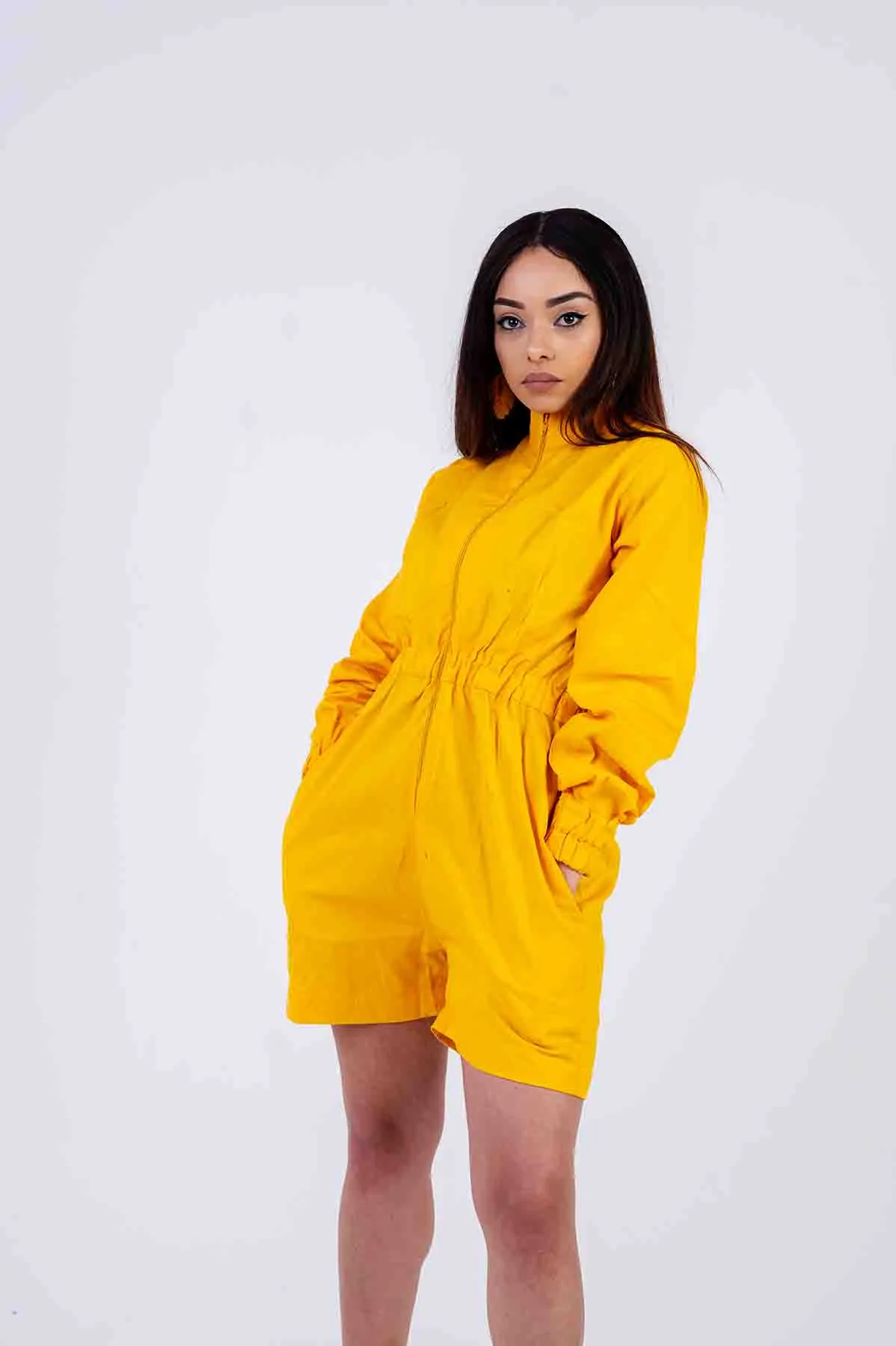 Aneesh Yellow Playsuit