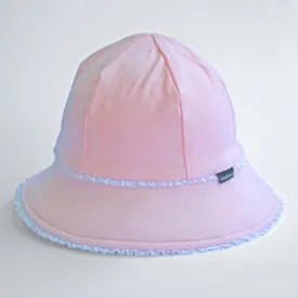Bedhead Hats Toddler Bucket Hat Ruffle Trim Blush