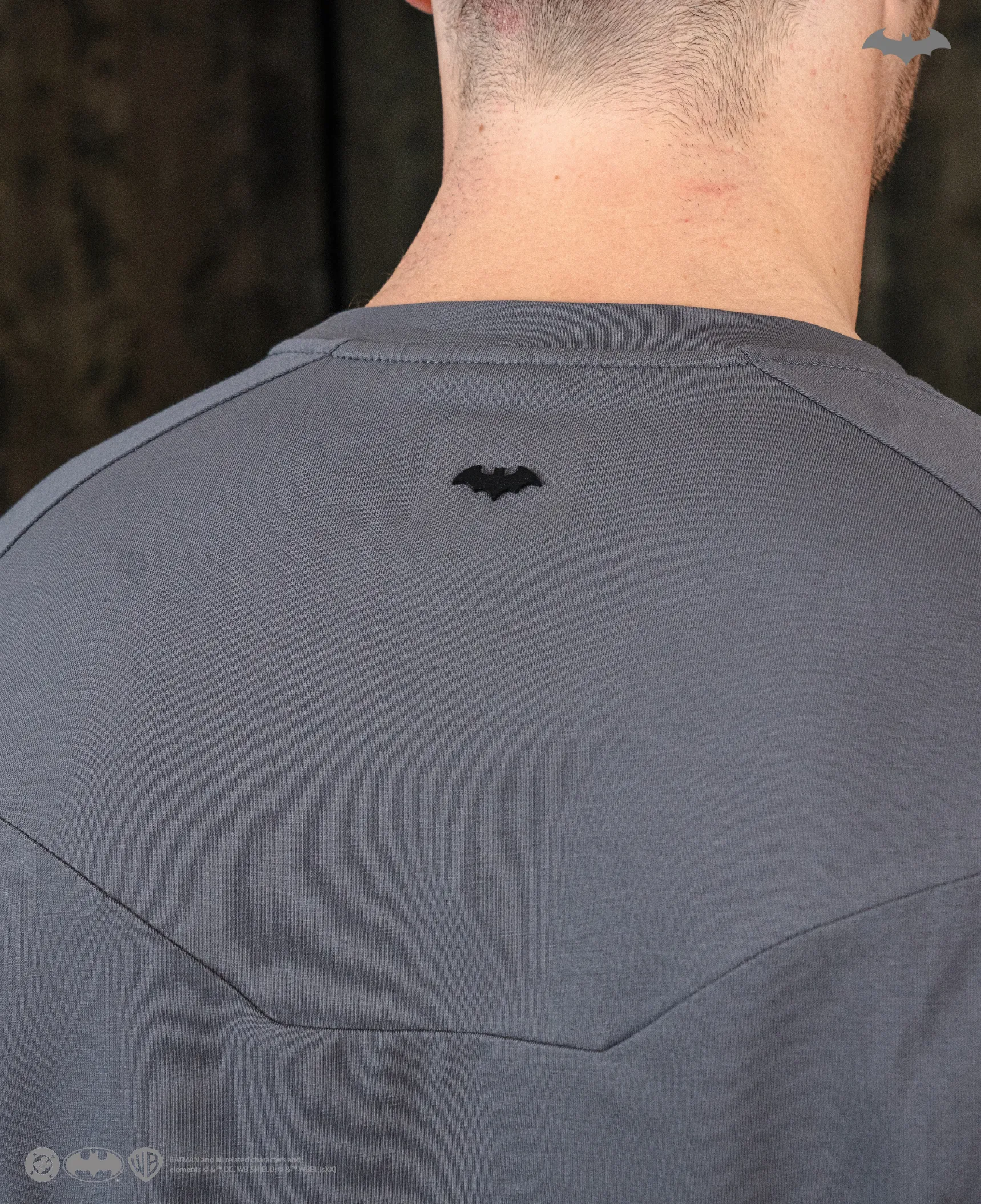 BRUCE WAYNE Essentials Short Sleeve - Gotham Grey