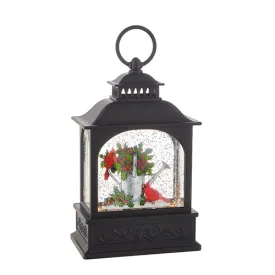 Cardinals on Watering Can Lighted Water Lantern