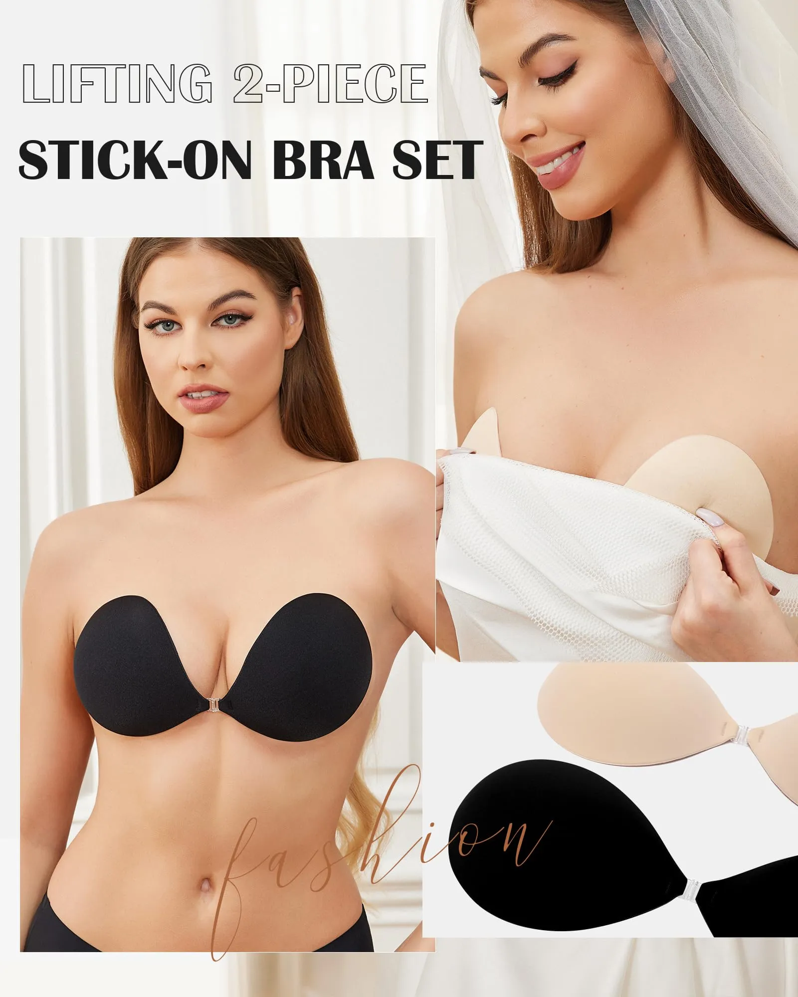 HORISUNAdhesive Bra Sticky Strapless Bras