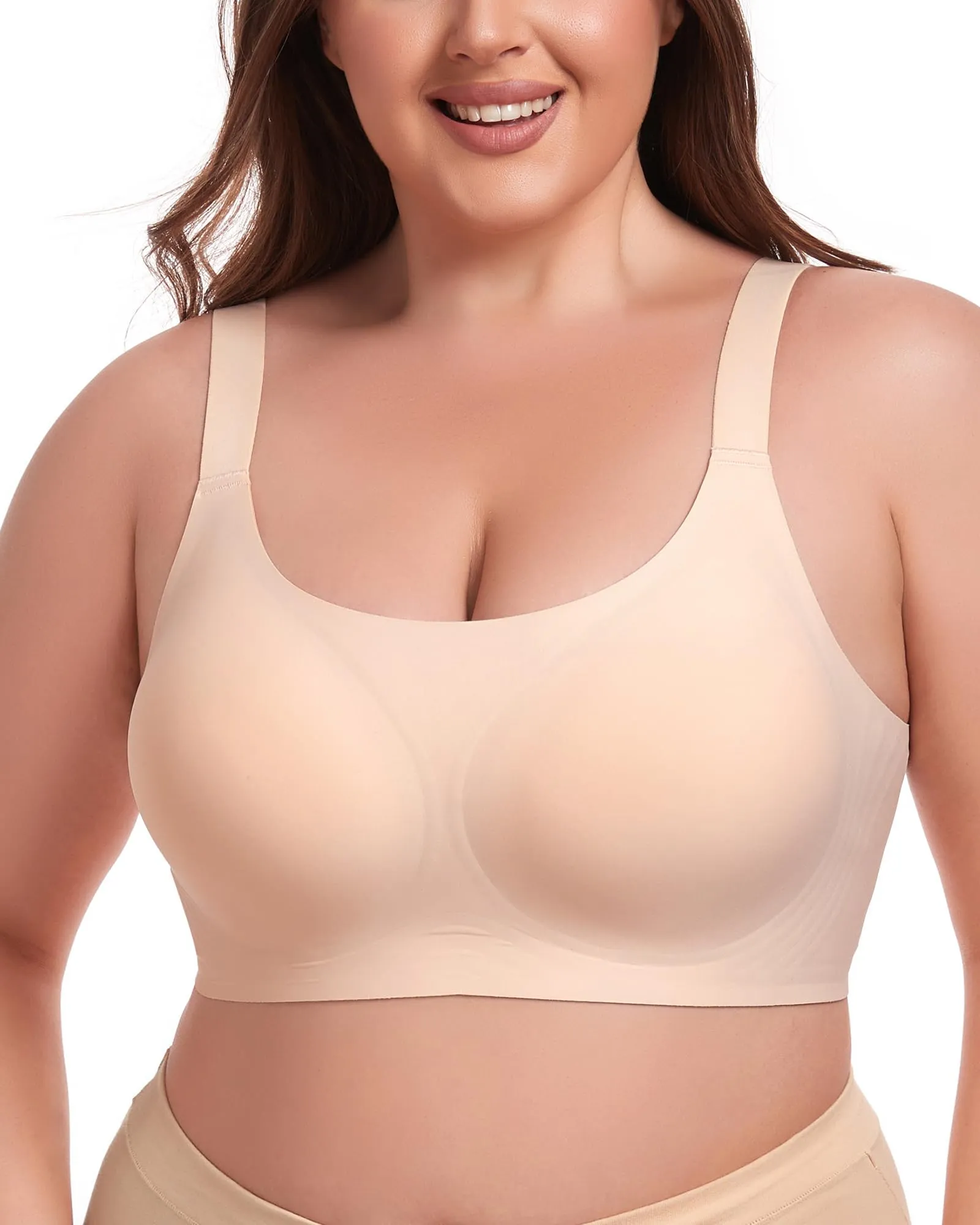 HORISUNFull Coverage Bralettes Ultra Comfort Wirefree Bras