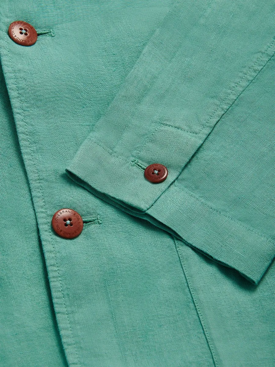 Men's Riviera Green Nassau Linen Jacket