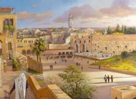 On the way to the kotel