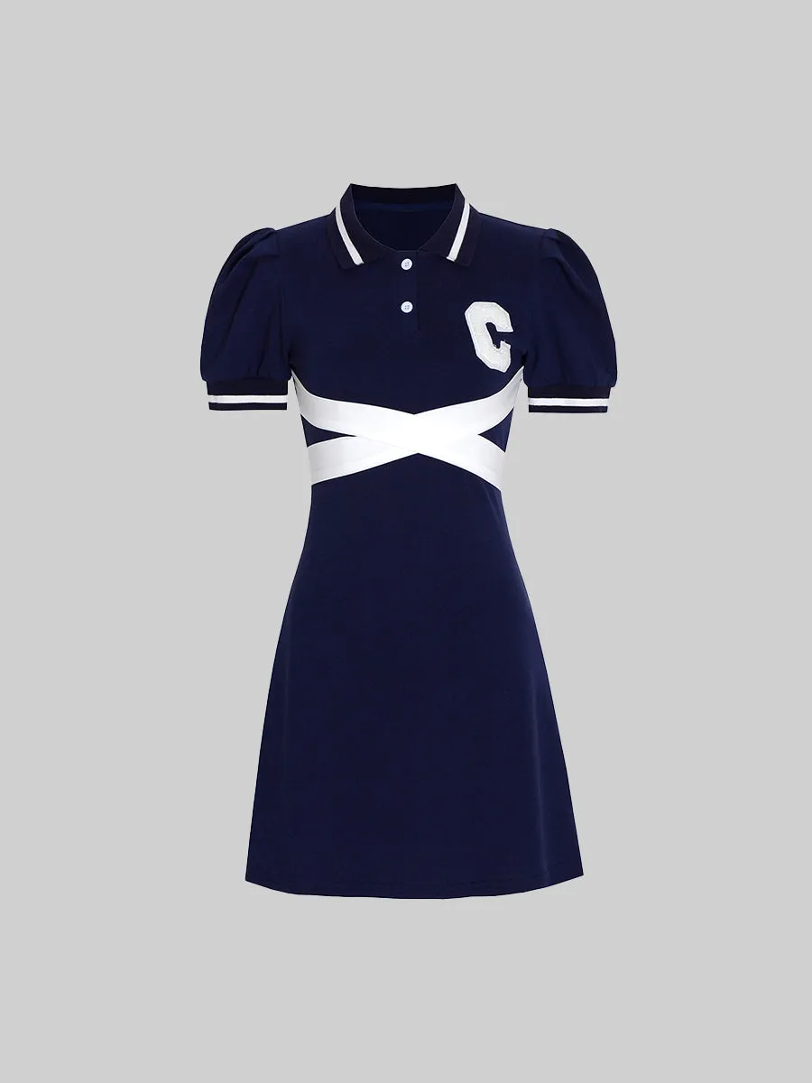 Polo Collar Tie Sports Dress