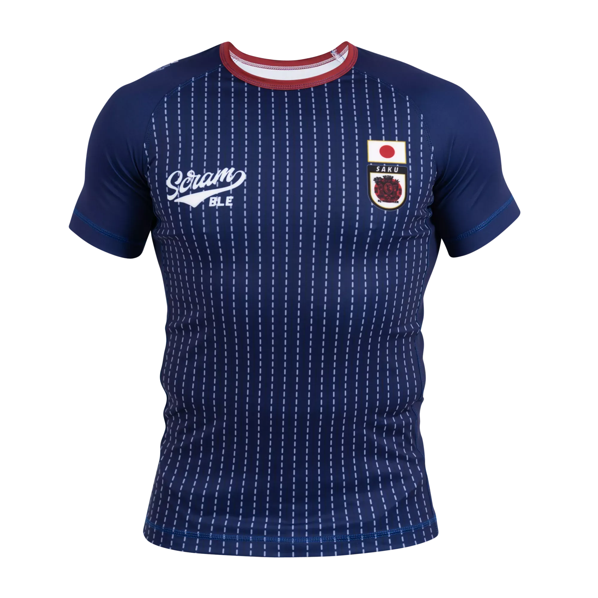 Scramble "SAKU Soccer" Short Sleeve Rash Guard